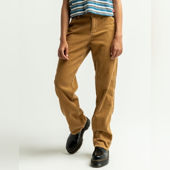 DICKIES Womens Corduroy Carpenters Pants size 11 (fits L imo) - Picture 4 of 6